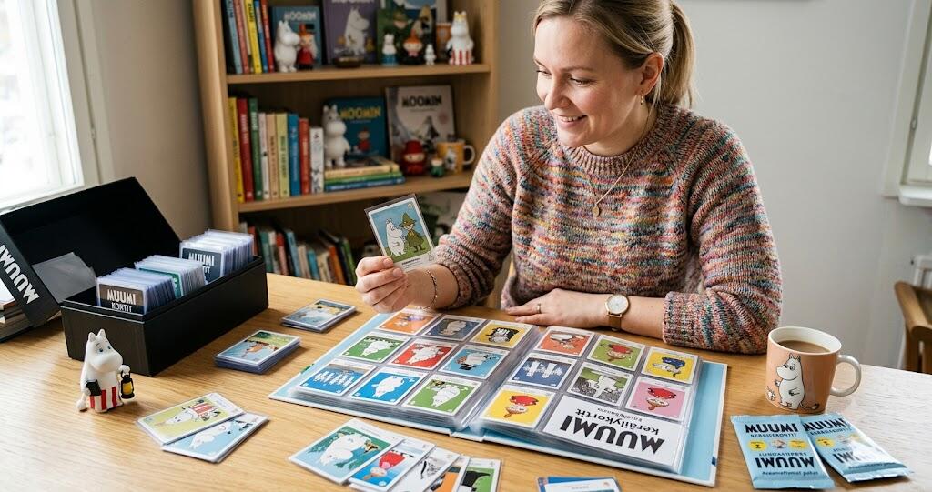 Muumi-keräilykortit -arvo, harvinaisuudet ja Moomin Trading Cards