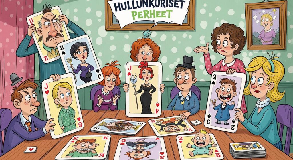 Mikä on Hullunkuriset perheet? Kortit ja pelin kulku selitettynä