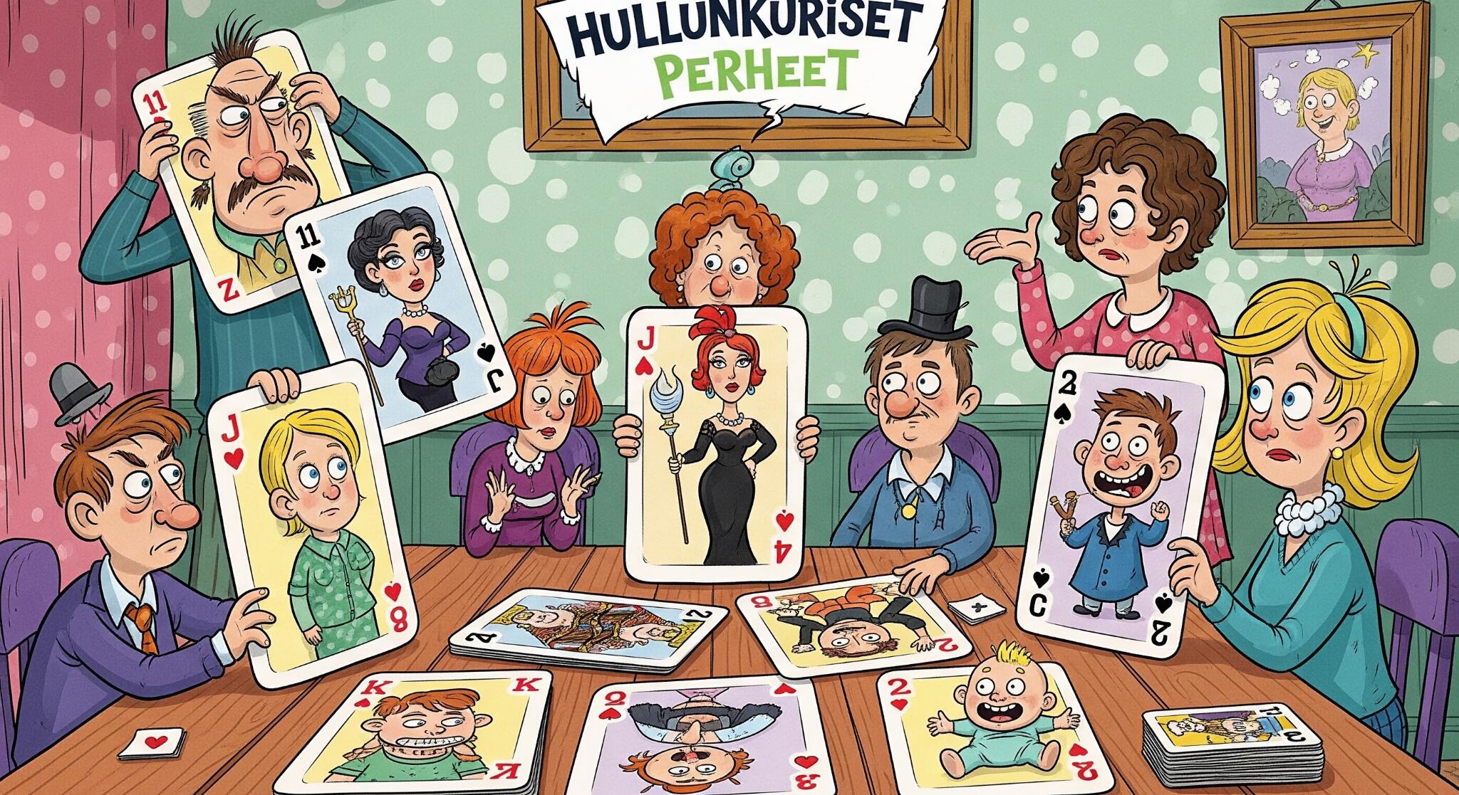 Mikä on Hullunkuriset perheet? Kortit ja pelin kulku selitettynä